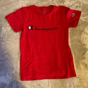Nice red champion t-shirt